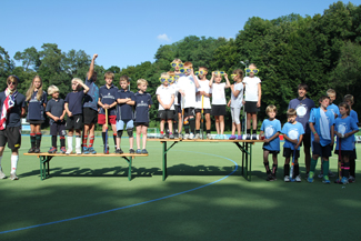 Die Minigame-Gewinne rbei der Preisverleihung